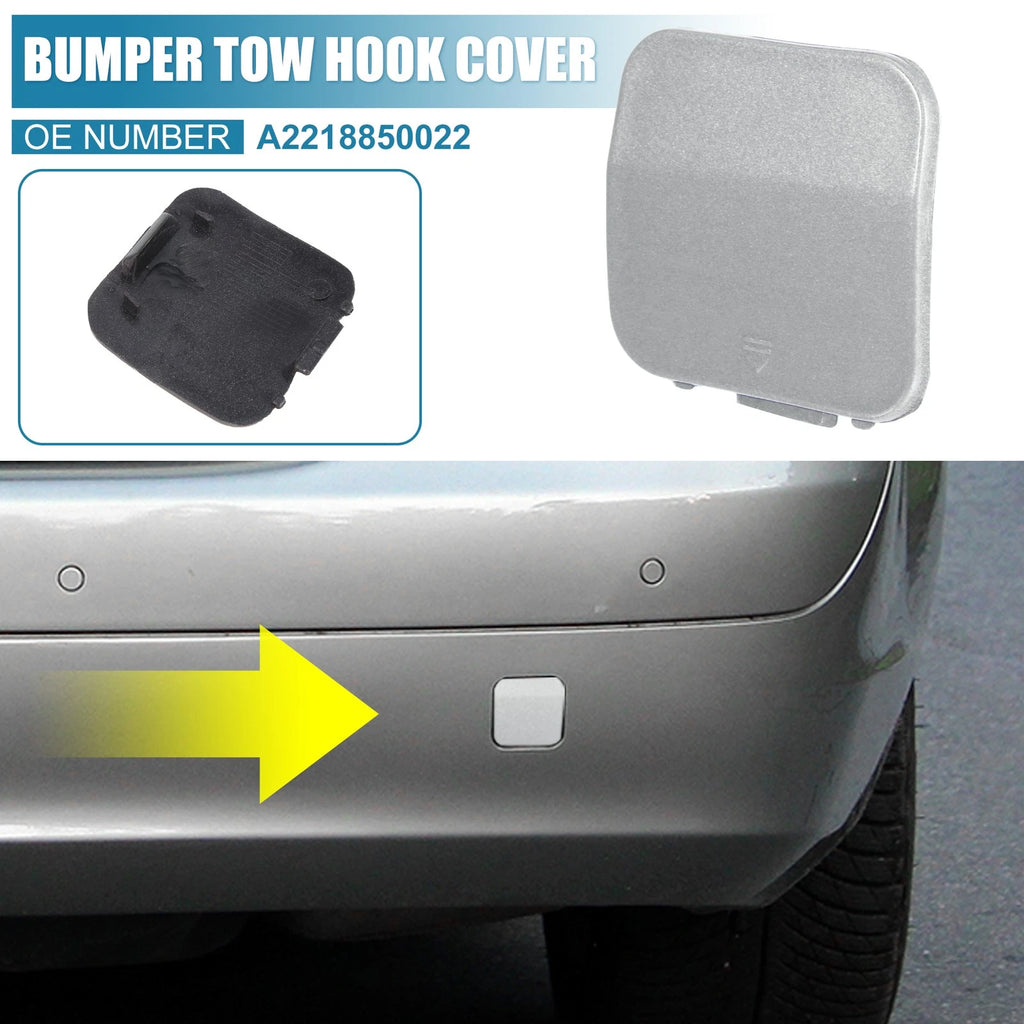 Rear Bumper Tow Hook Cover Replacement for Mercedes-Benz S-Class (2014–2020)
