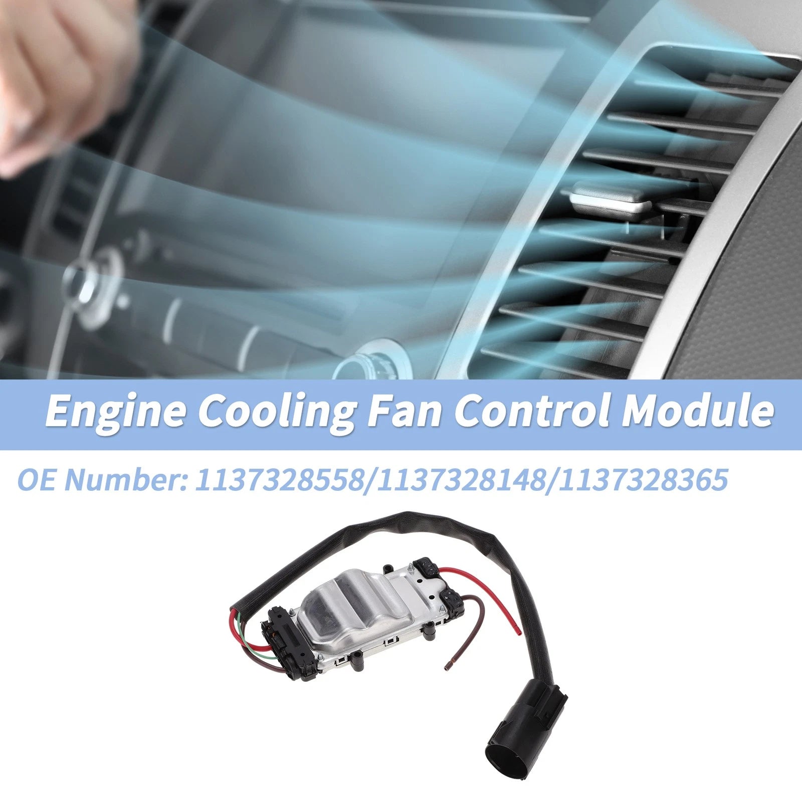 Engine Cooling Fan Control Module Replacement for Ford Focus (2005–2012)