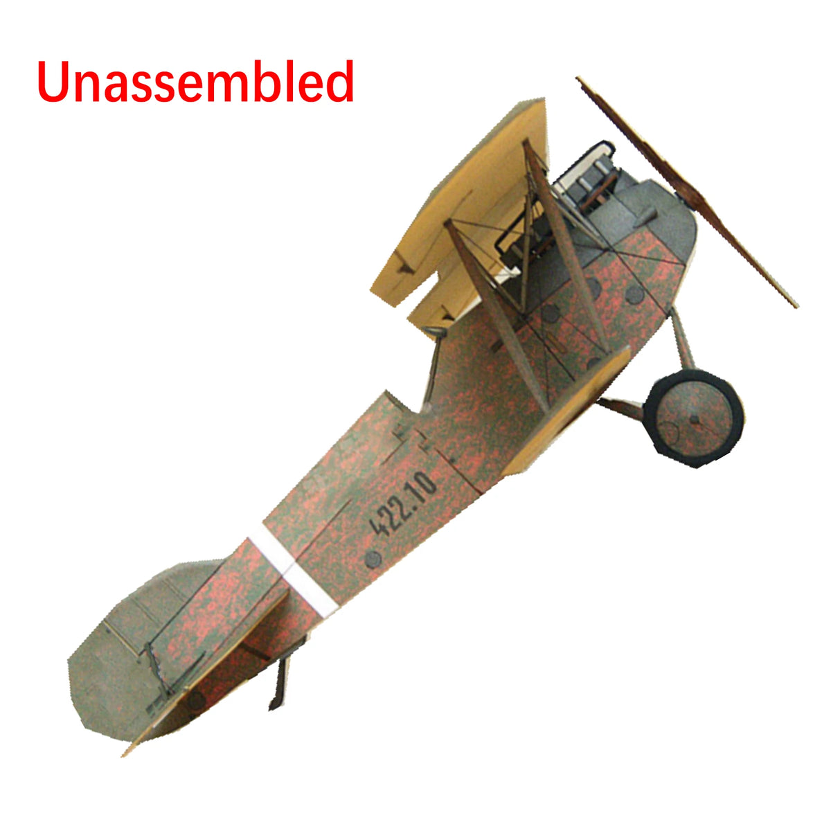 Paper Helicopter Model for Phonix D II Fighter (1/33 Scale)