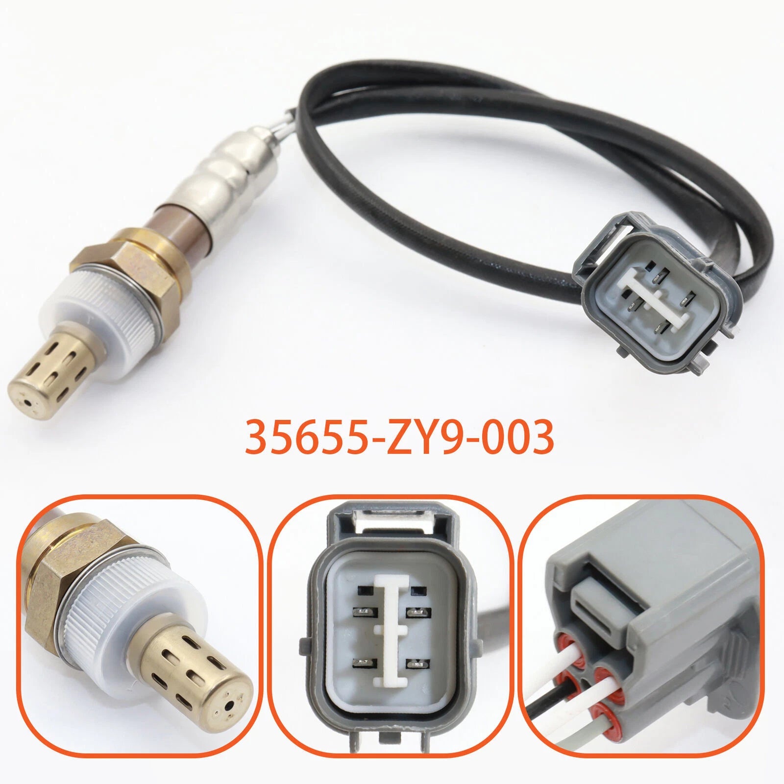 O2 Oxygen Sensor for Honda Outboard 75HP 90HP (BF75DK0 BF90DK2 35655-ZV9-003)