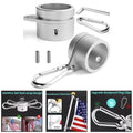 Adjustable Flag Pole Rings for 0.75-1 Inch Poles (Rustproof Material)