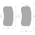 Front Disc Brake Pads Set for Mitsubishi Colt RG (2006–2012) 4A91