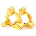 1 Pair Gold 19mm Blade Fork Preload Adjusters for Universal Motorcycle Model