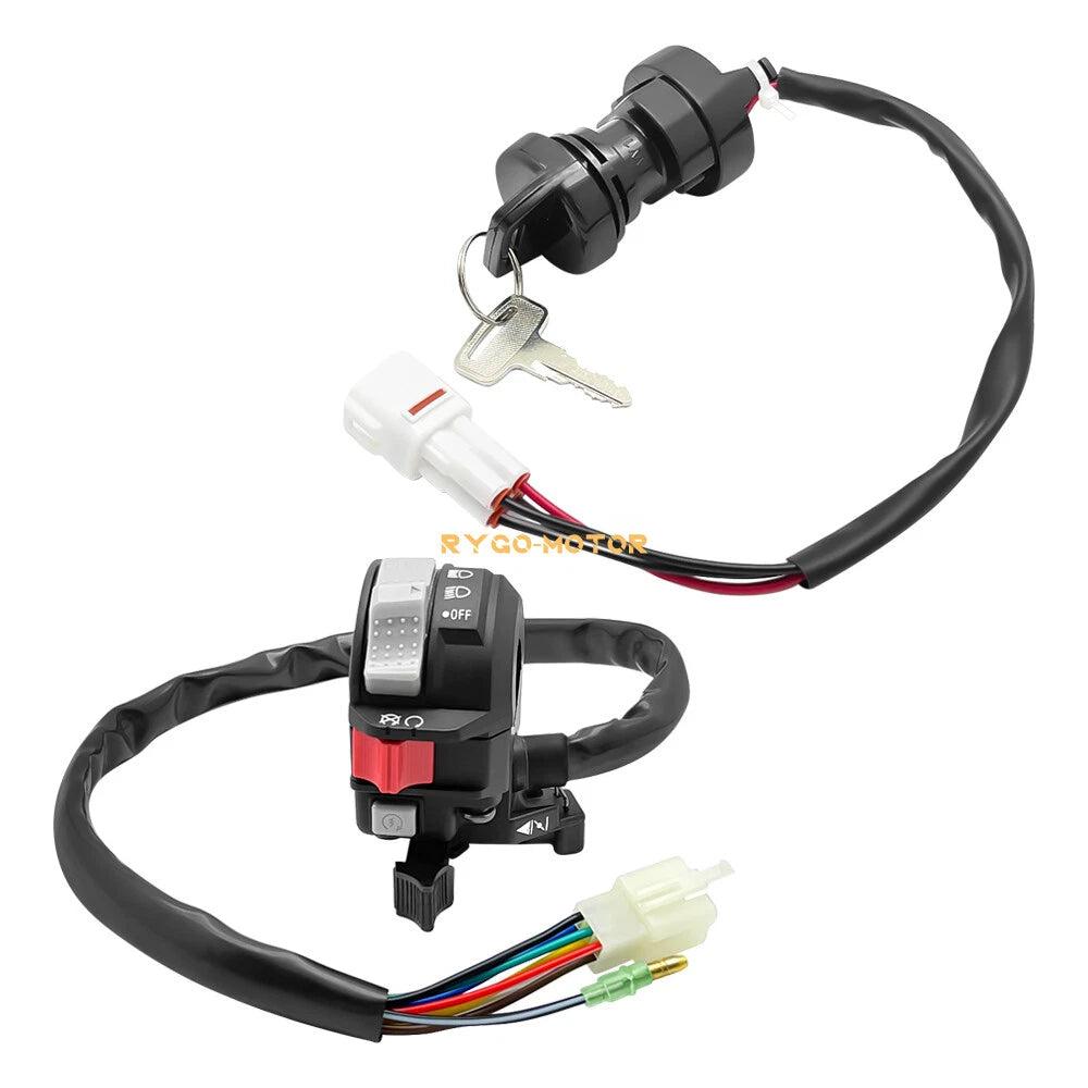 Start Stop Switch & Ignition Key Switch for Yamaha Big Bear 400 (2000–2006)