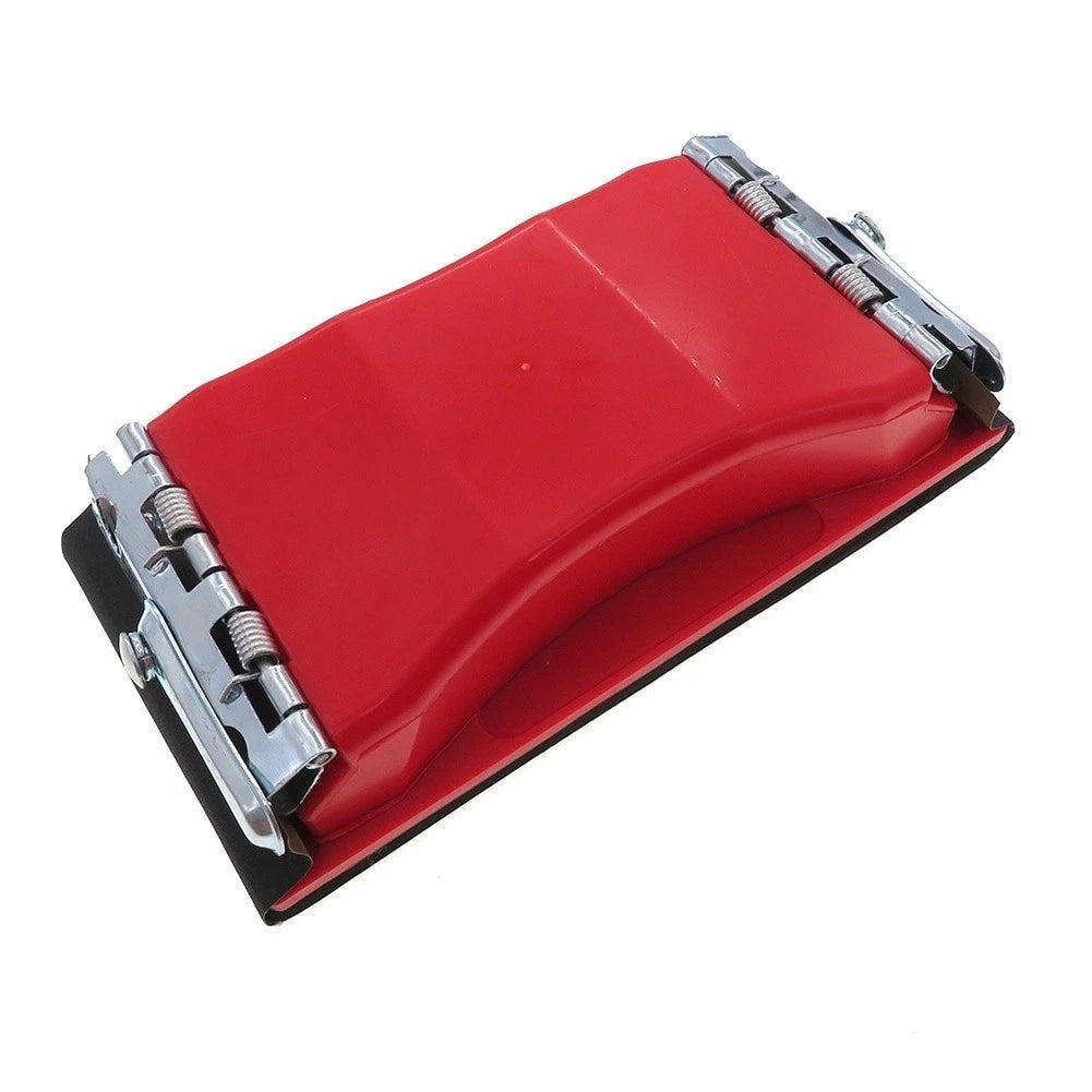 Compact Plastic Sandpaper Holder 85 x 165 mm for Workshop