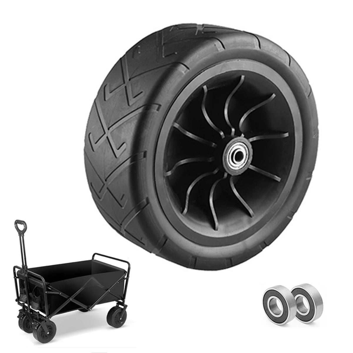 Replacement Wheel for All Terrain Wagon Cart