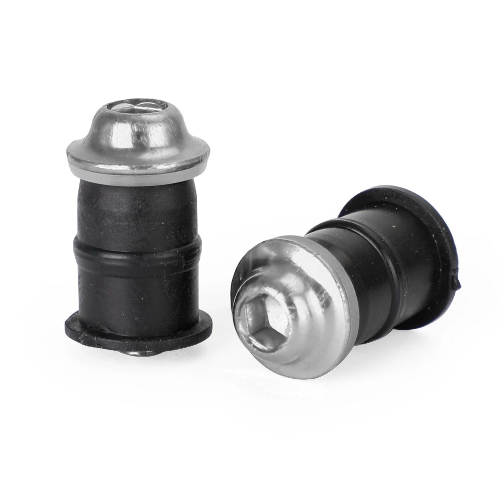 10x Aluminum M5x16mm Screen Bolts Rubber Well Nuts for Yamaha