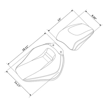 Driver & Passenger Seats for Harley Breakout FXBR FXBRS (2018–2023)