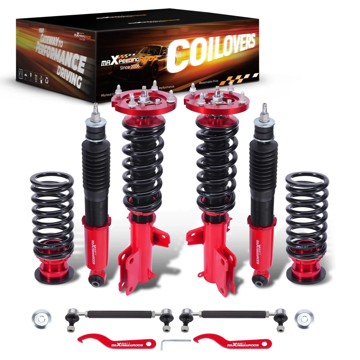 Coilovers Suspension Kit for Ford Mustang (2005–2014) 24 Step Damping