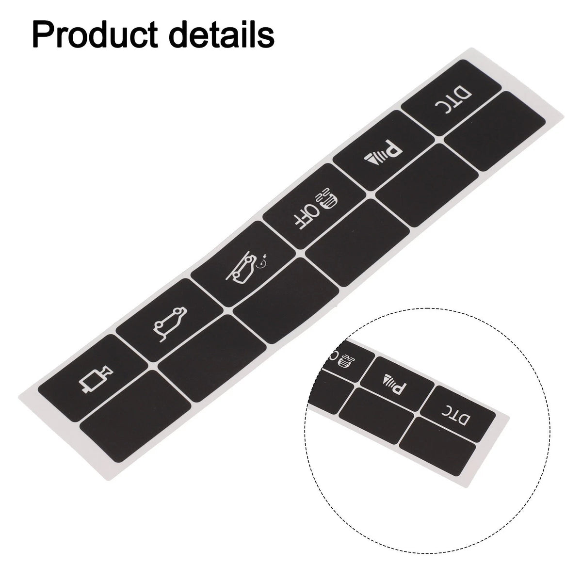 Dash Button Repair Stickers for BMW E70 E71 (2007–2013)