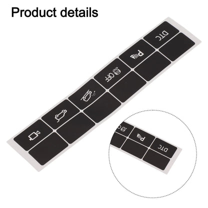 Dash Button Repair Stickers for BMW E70 E71 (2007–2013)