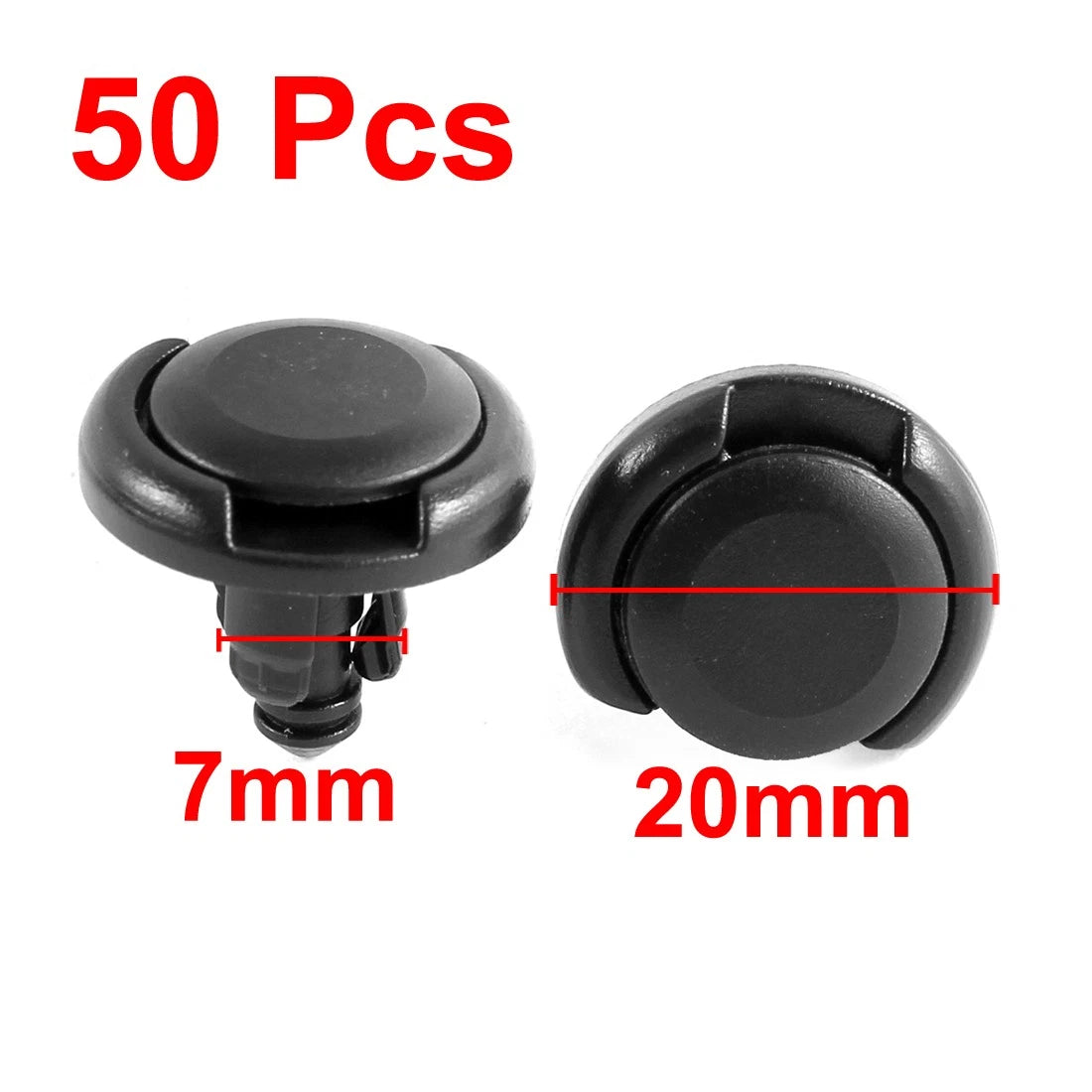 50 Pcs Mudguard Liner Fastener Clips for Toyota