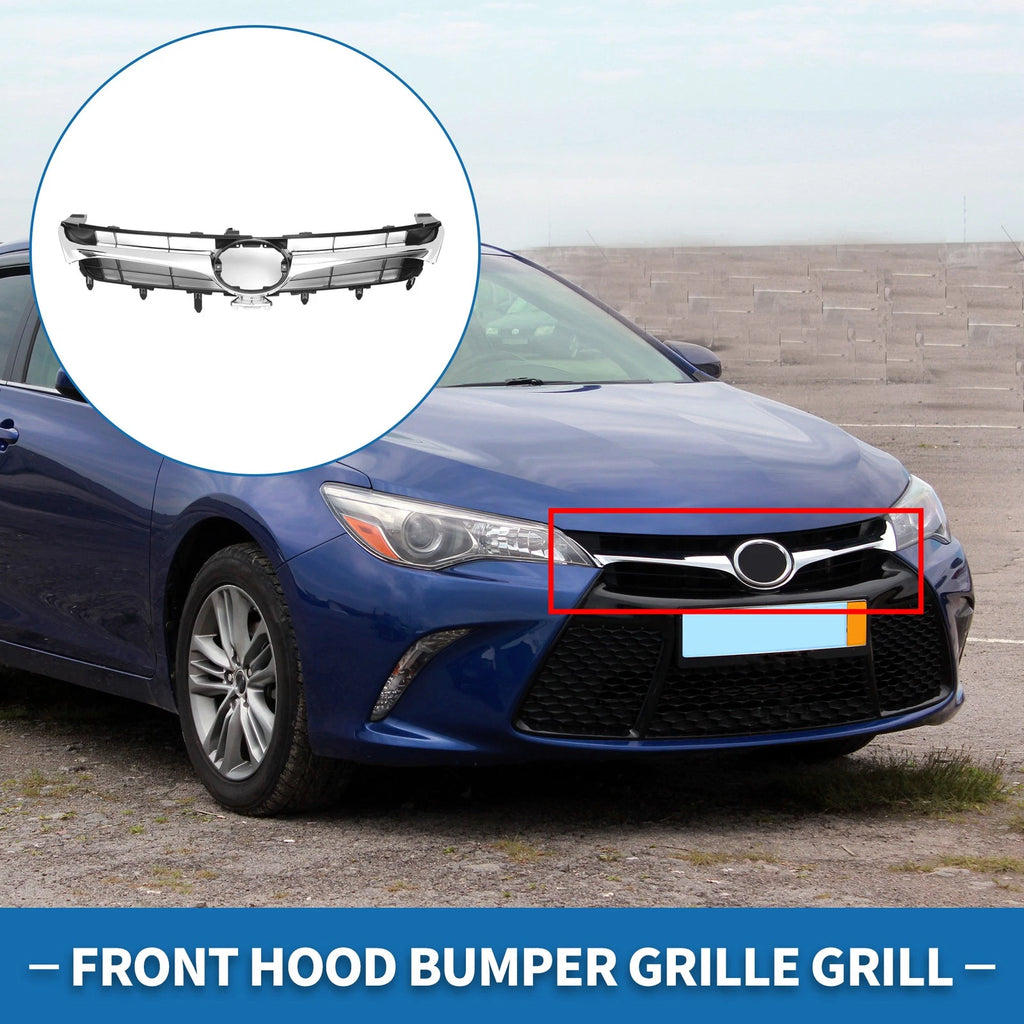 Front Hood Bumper Grille Grill Replacement for Toyota Camry (2015–2015)
