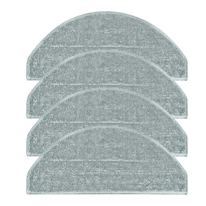 Set of 4 Microfiber Mop Cloths for Easy Installation (Pet Friendly)