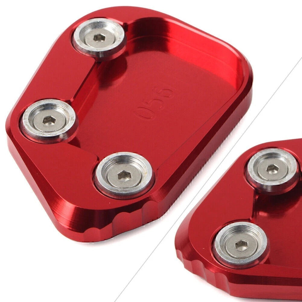 CNC Side Stand Pad Extension Bracket for Honda CBR250RR (2017–2018) Red