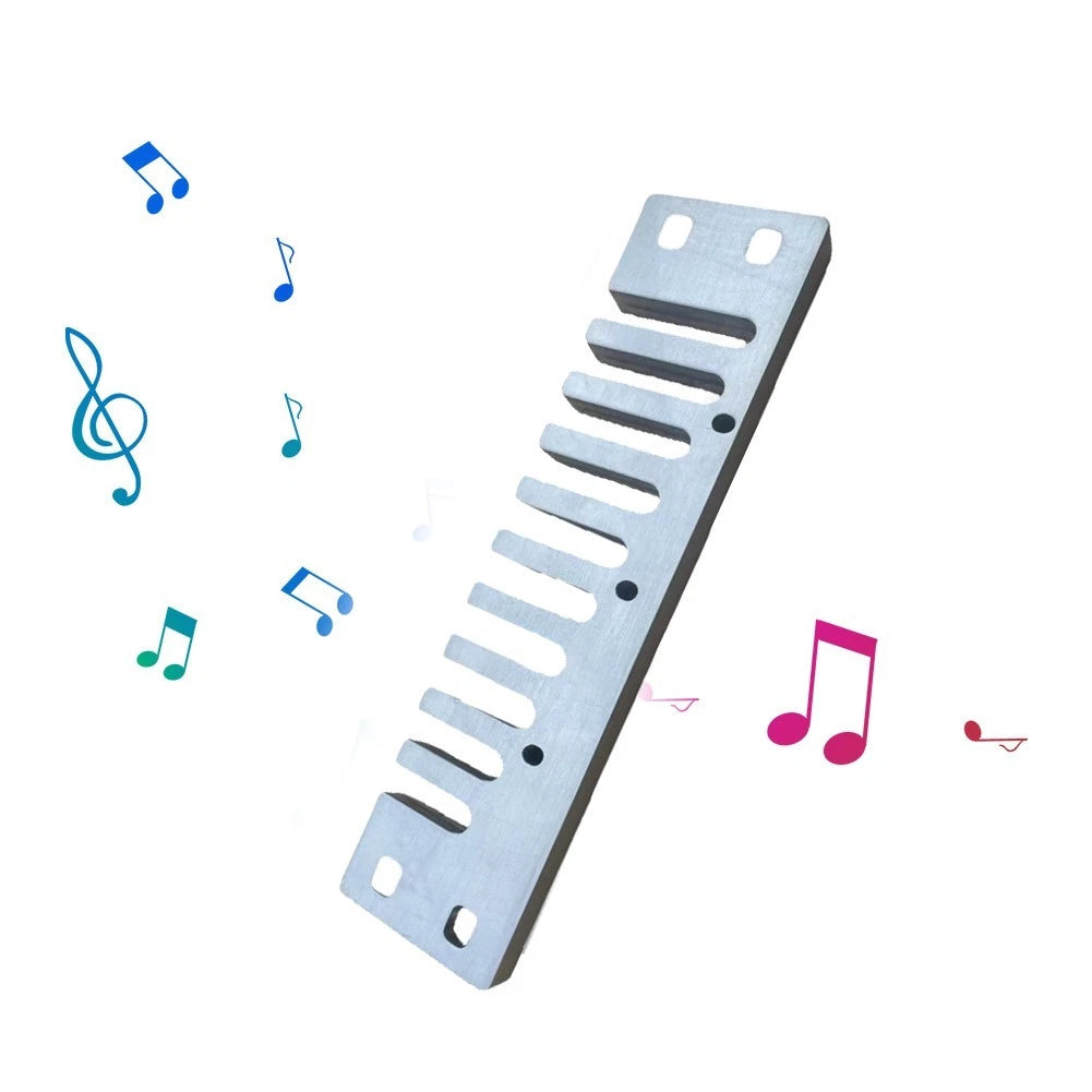 Aluminum Alloy Comb for Marine Band Crossover Harmonica (10 Holes)