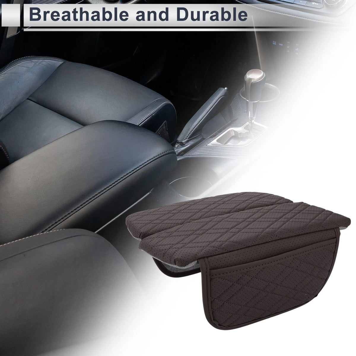 Car Center Console Cover with Storage Bag for BMW X7 (2019–2024)