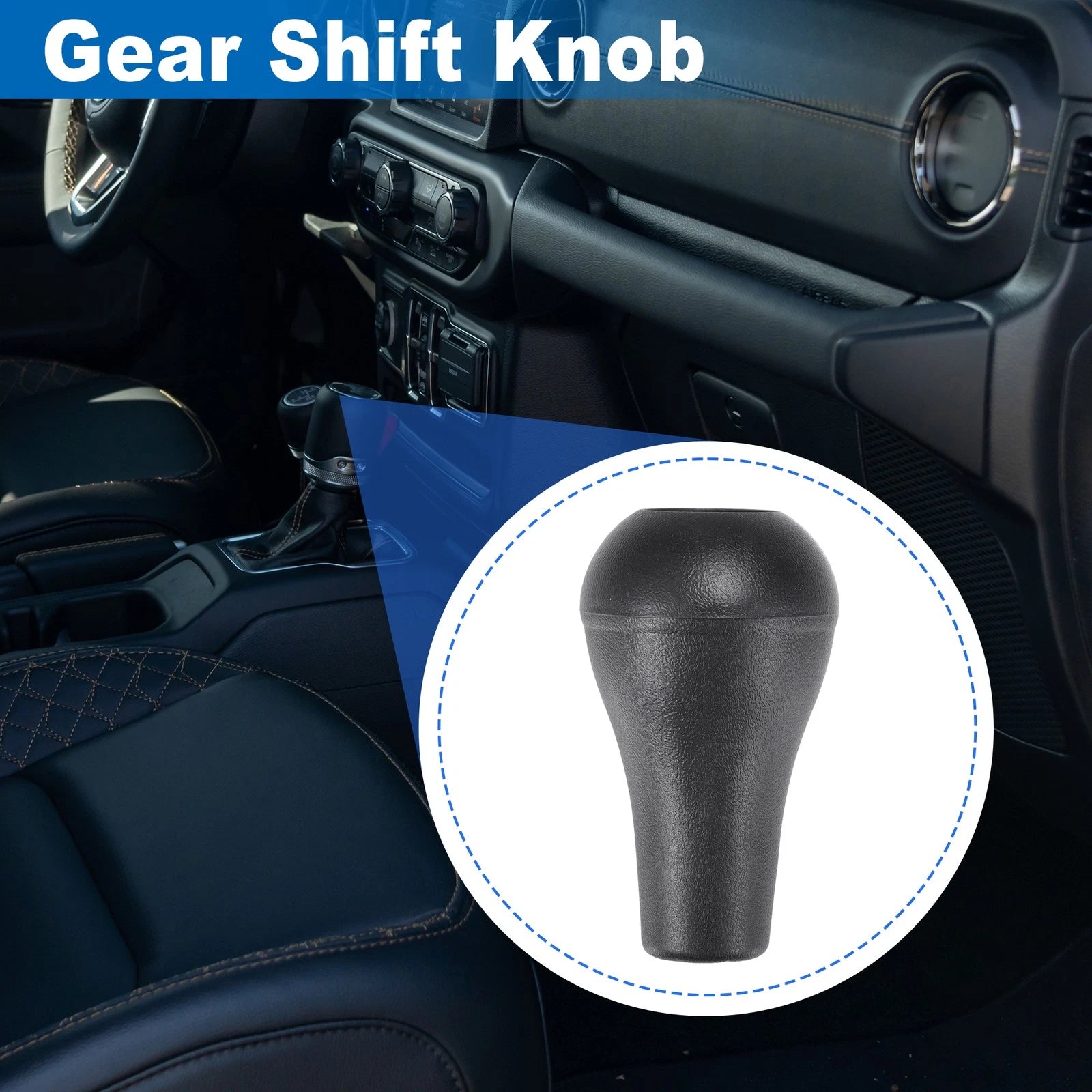 5 Speed Manual Transmission Shift Knob with Insert for Dodge (2005–2010)