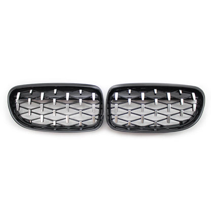 Front Kidney Grill Diamond Grille for BMW 3 Series E90/E91 (2008–2011)