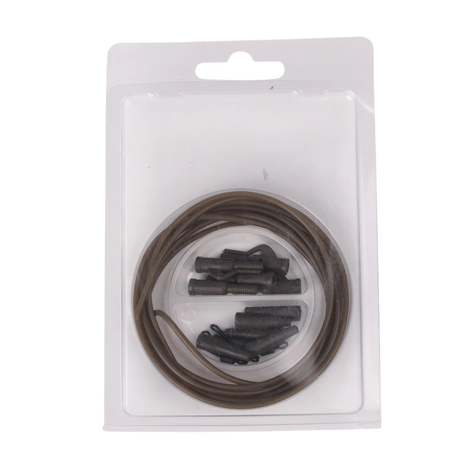 Fishing Clip Kit for Carp Rig (Includes Tubing & Tail Rubbers)