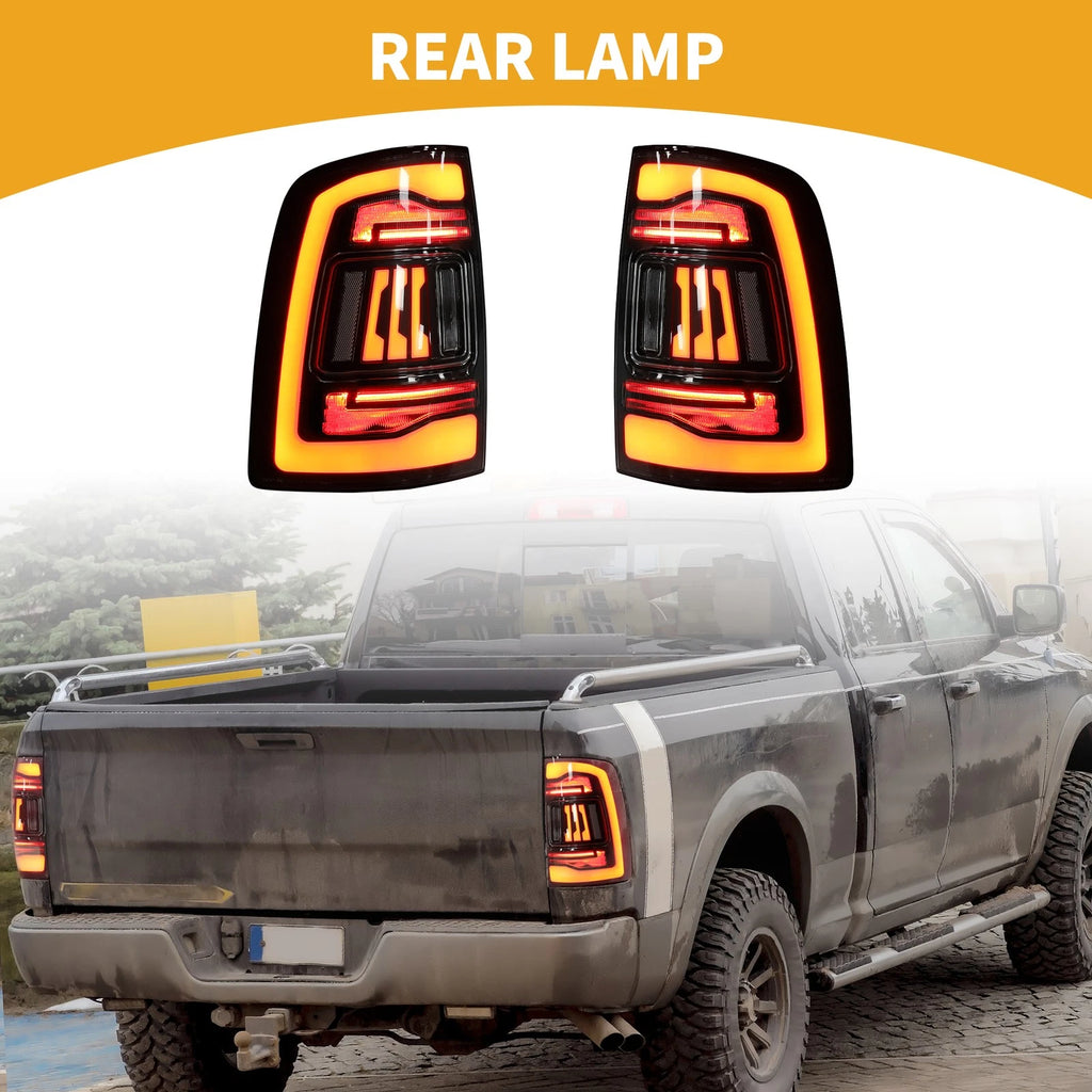 OLED Tail Lights Assembly Pair Replacement for Ram 1500 2500 3500 (2009–2018)