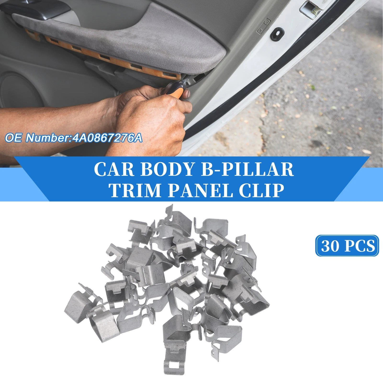 B-Pillar Trim Panel Clips Replacement Set for Volkswagen Beetle (1998–2019)