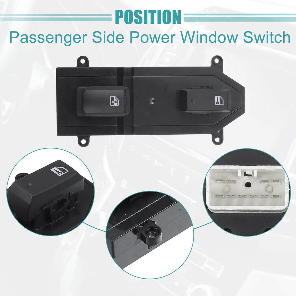 Passenger Side Power Window Switch for Hyundai Santa Fe GLS Limited (2007-2009)