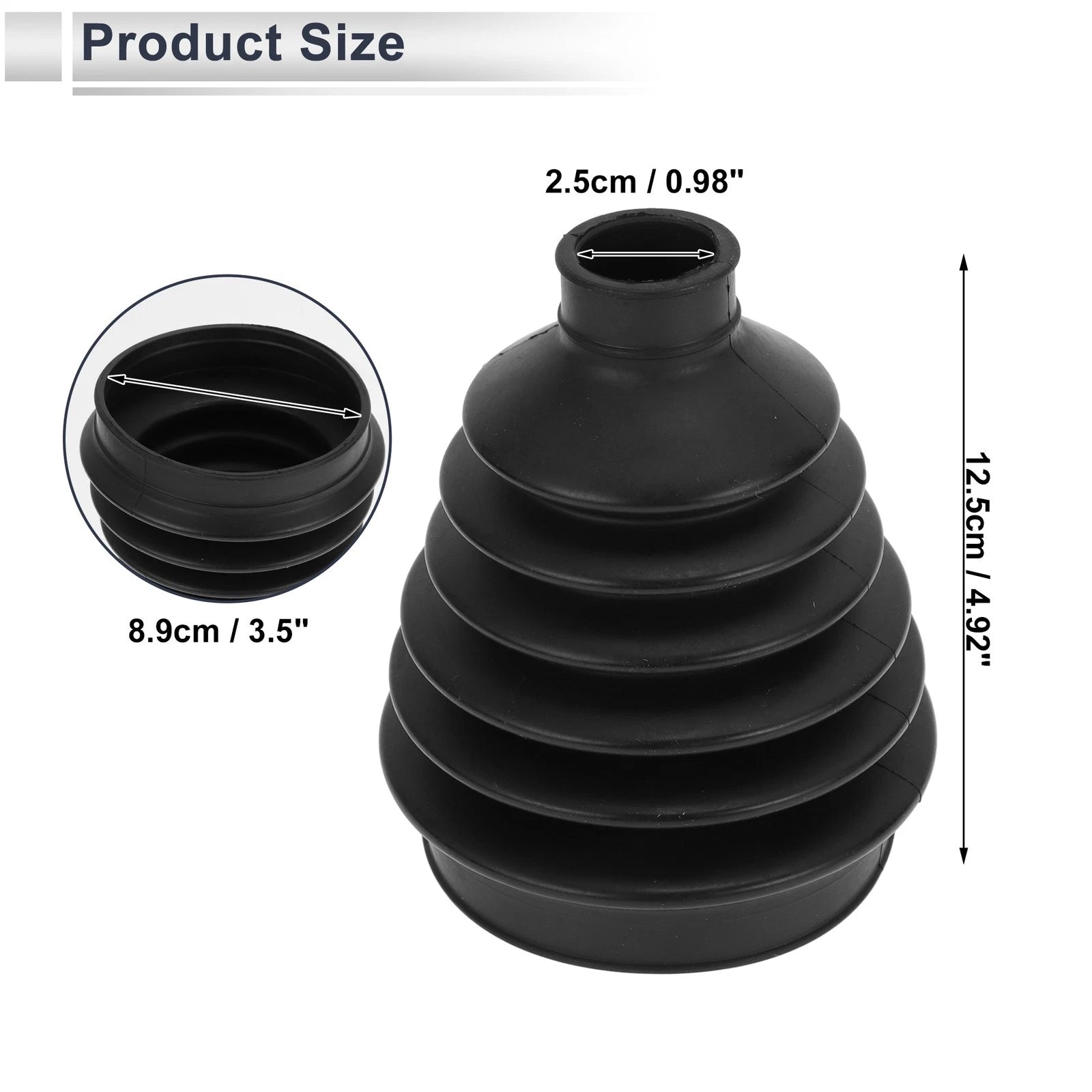 Outer CV Joint Boot Kit with Clamps for Volvo C70 (1999–2004) - 31256231