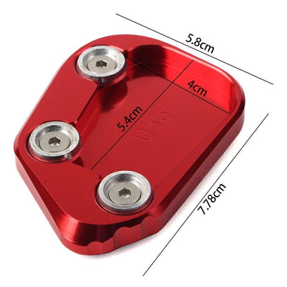 CNC Side Stand Pad Extension Bracket for Honda CBR250RR (2017–2018) Red