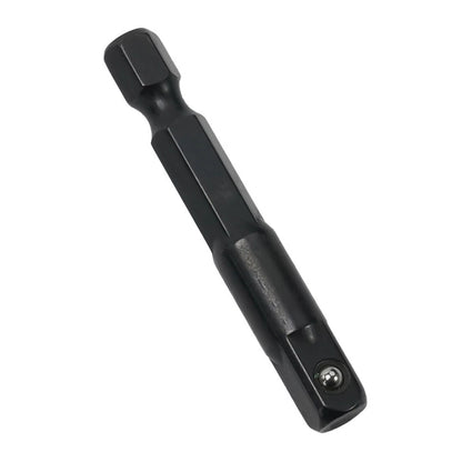 1/4 Drill Socket Adapter for Impact Driver Hex Shank to Square Socket Extension