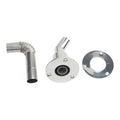 Exhaust Pipe Wall Flange Kit with Elbow Connector for