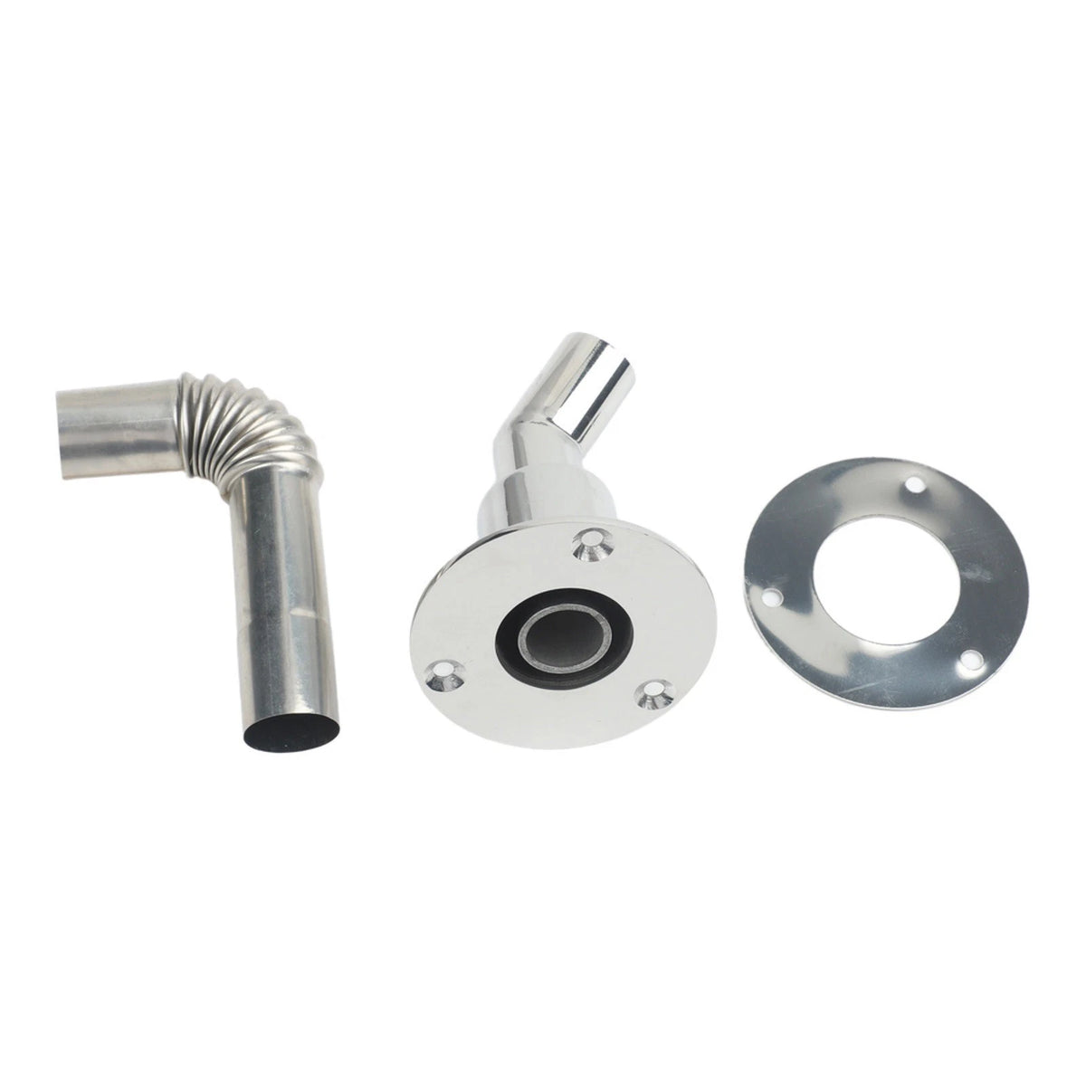 Exhaust Pipe Wall Flange Kit with Elbow Connector for