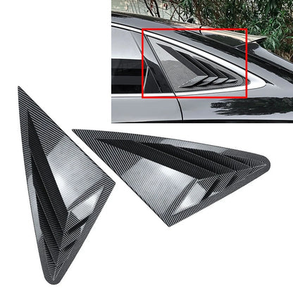 Rear Window Shutter Louvers Cover Trim for Audi Q5 (2018–2024)