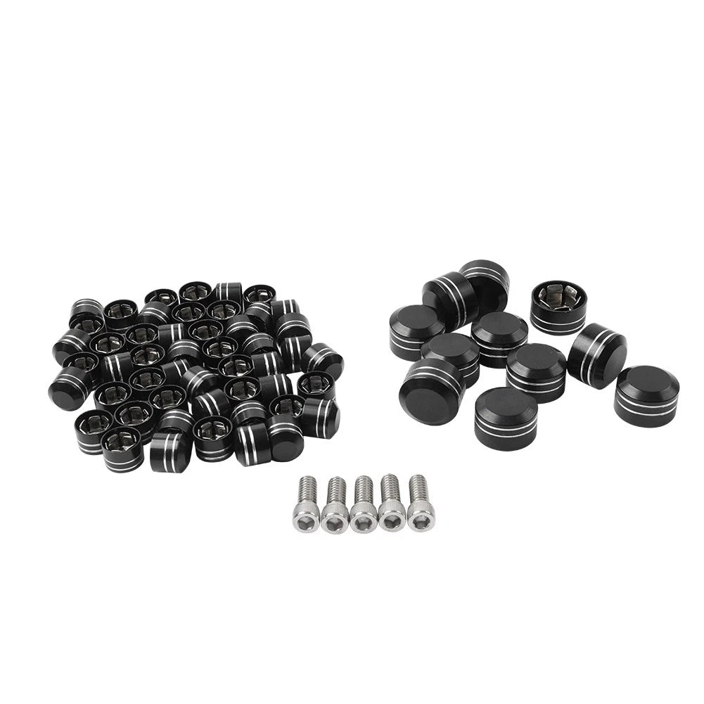 Engine Topper Screw Bolt Cap Cover Kit for Harley Twin Cam Softail (2007–2017)
