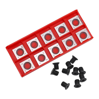 Pack of 10 Carbide Inserts 14x14mm for Precision Cutting