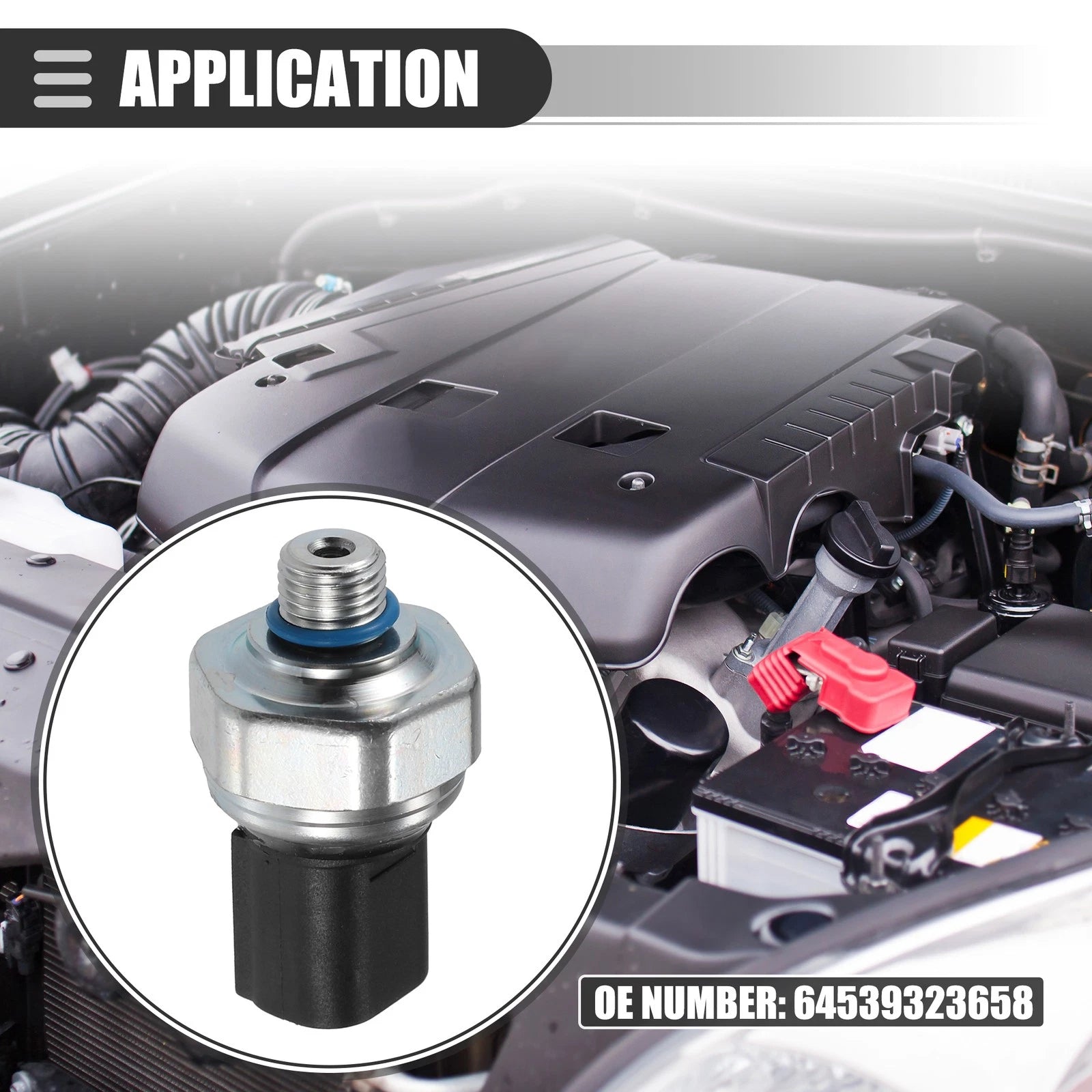 A/C Pressure Transducer Sensor Switch for BMW 128i (2008–2013)