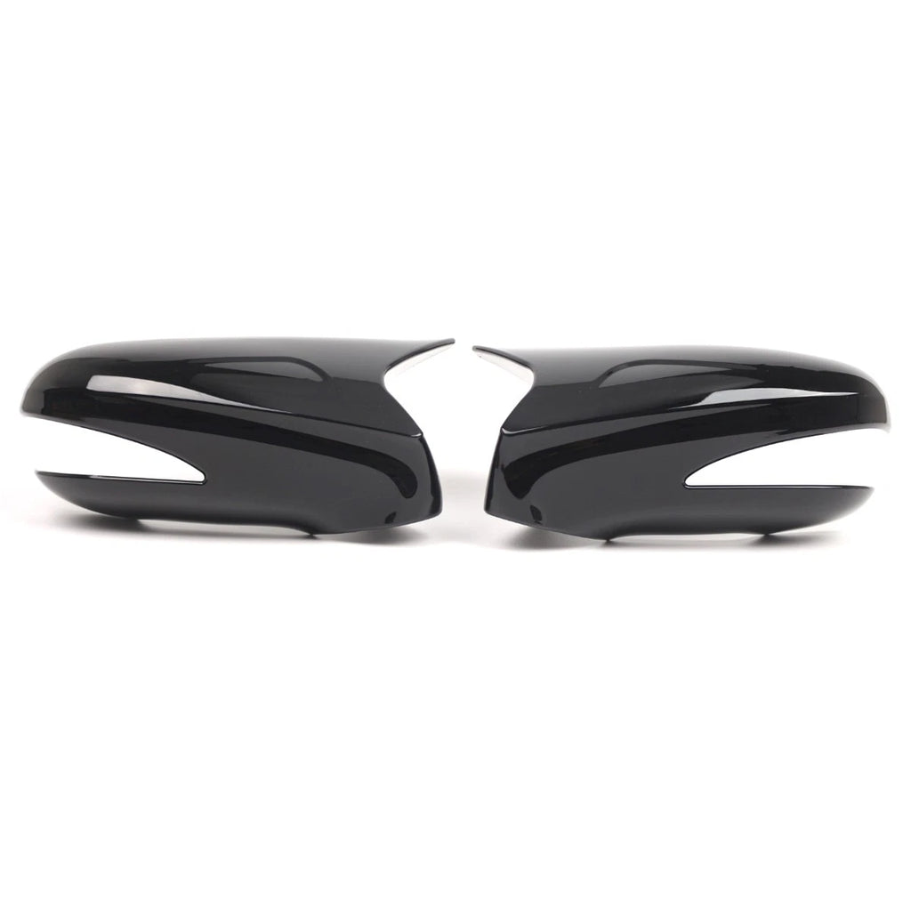 Pair Gloss Black Side Mirror Cap Covers for Lexus LS460 LS600h (2009–2012)