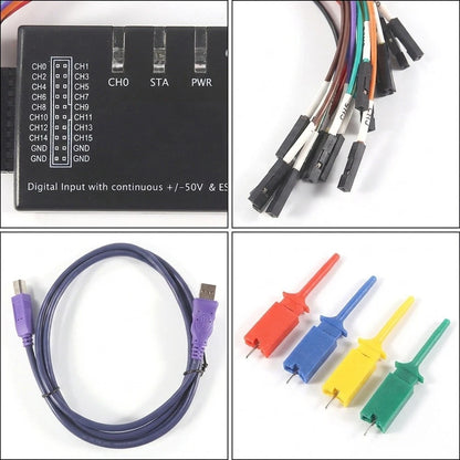 16-Channel Logic Analyzer for Embedded Systems Debugging (USB Interface)