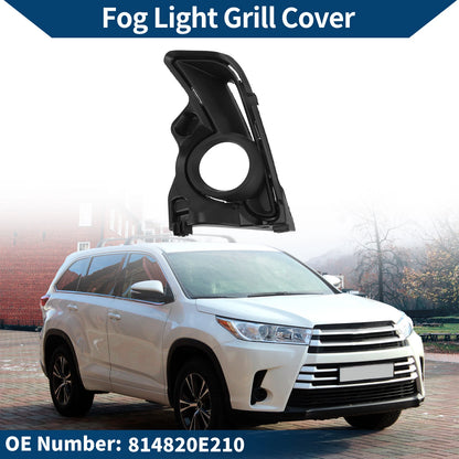 1Pc Fog Light Grill for Toyota Highlander (2014–2019) OE 814820E210