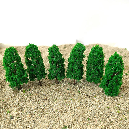 20x Model Tree for HO OO Scale Train Railroad Layout Diorama 8cm
