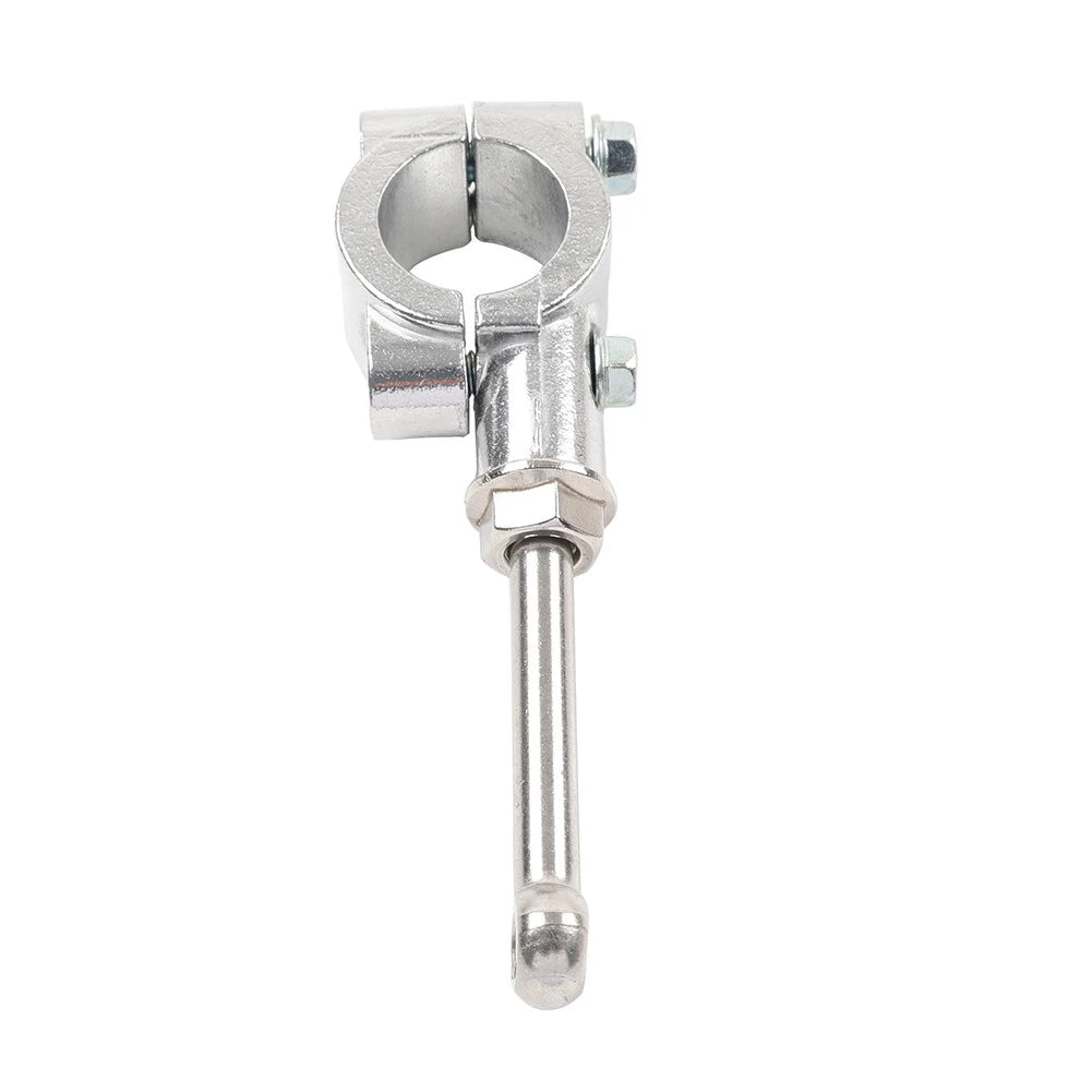 Side Stand Foot Pedal Support for Motorcycle (20-23mm) - Silver