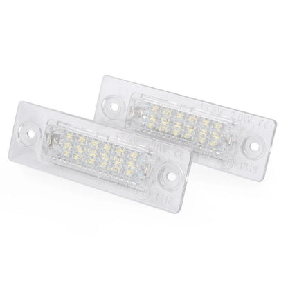 2X White LED License Plate Light for VW Golf 5 Plus (2005–2009) Caddy III (2004–2010)