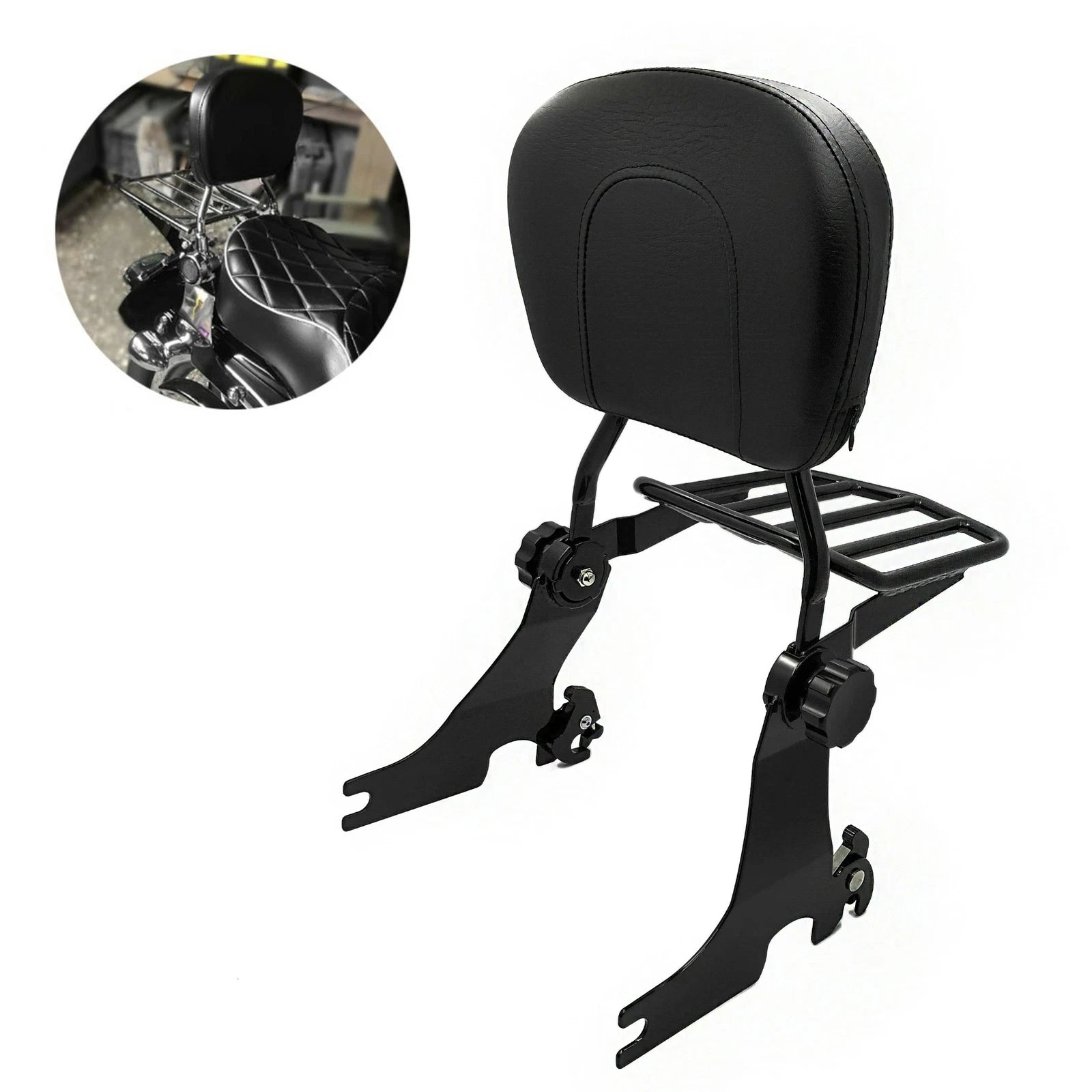 Adjustable Detachable Sissy Bar for Harley Sportster (2004–Present)
