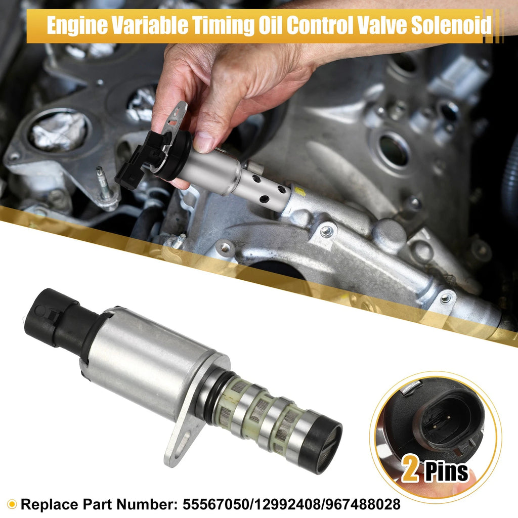 Variable Valve Timing Solenoid VVT 2PCS for Chevrolet Trax (2013–2017)