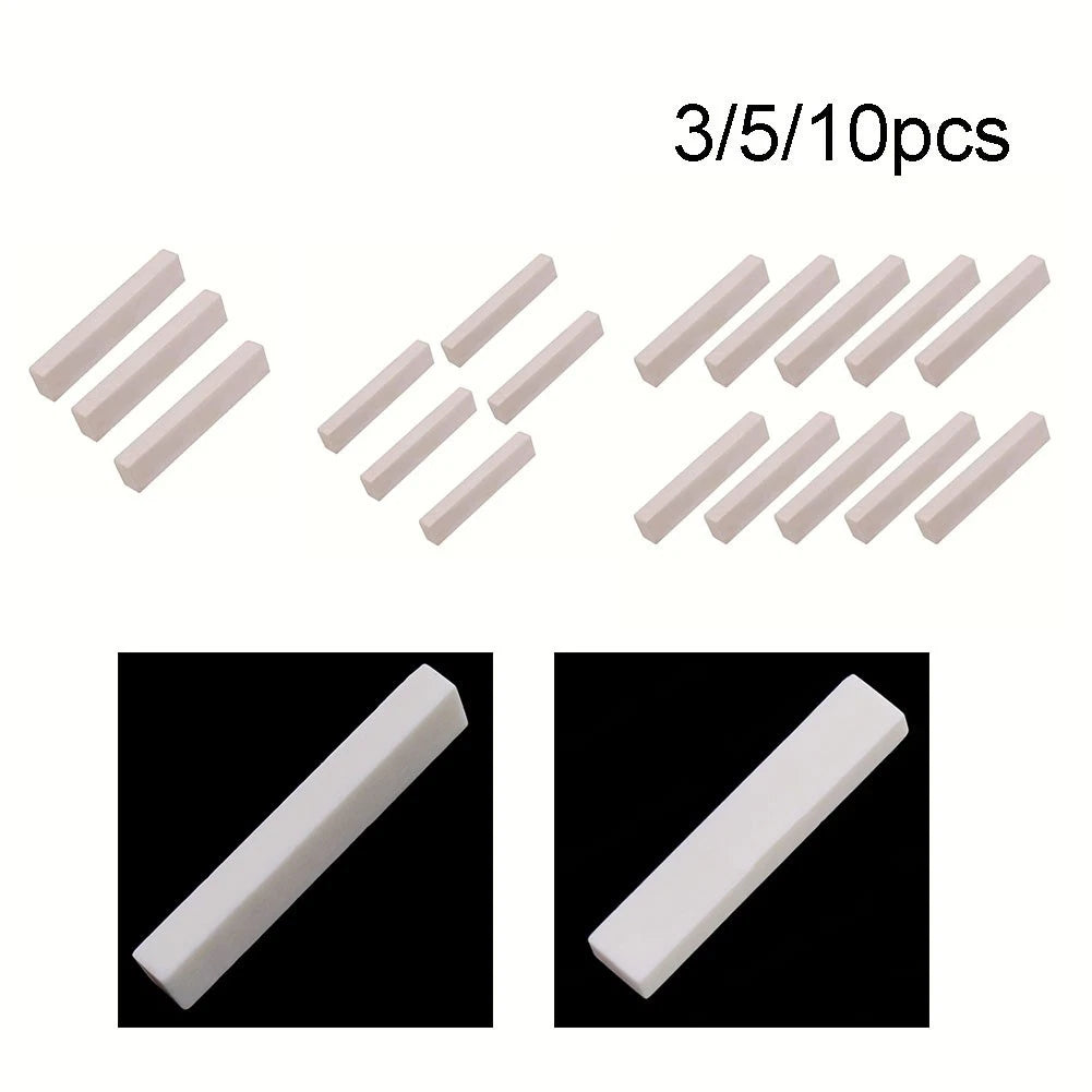 Blank Bone Nut for Guitar Bass Ukulele Bridge (DIY Tool)