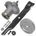 Deck Spindle with Pulley and Blade Replacement for Husqvarna Dixon 48 (2005–2015)