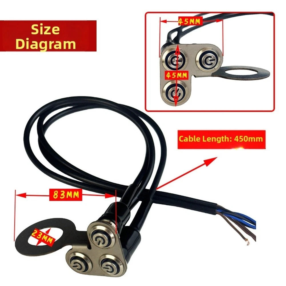 Handlebar Switch for Motorcycle (450mm Wire Length)