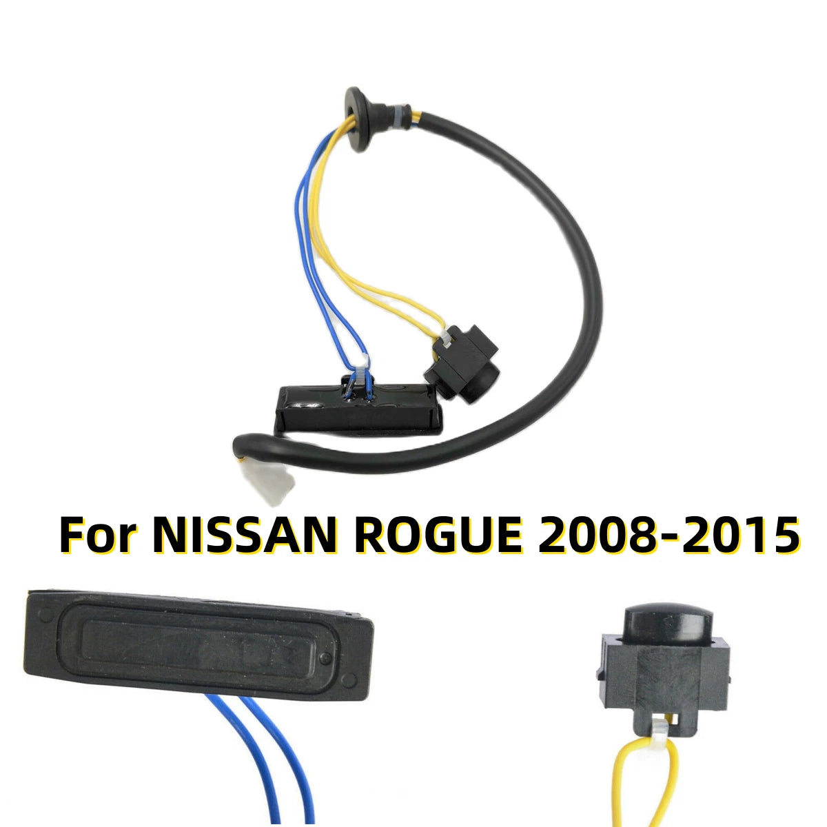 Rear Hatch Tailgate Release Switch & Plug for Nissan Rogue (2008–2015) 25380-JM00A