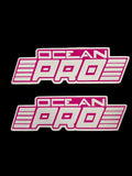 Ocean Pro Stickers for Kawasaki Jet Ski 440 550 650 750 (Vintage Pink)