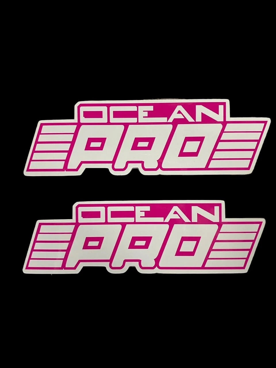 Ocean Pro Stickers for Kawasaki Jet Ski 440 550 650 750 (Vintage Pink)